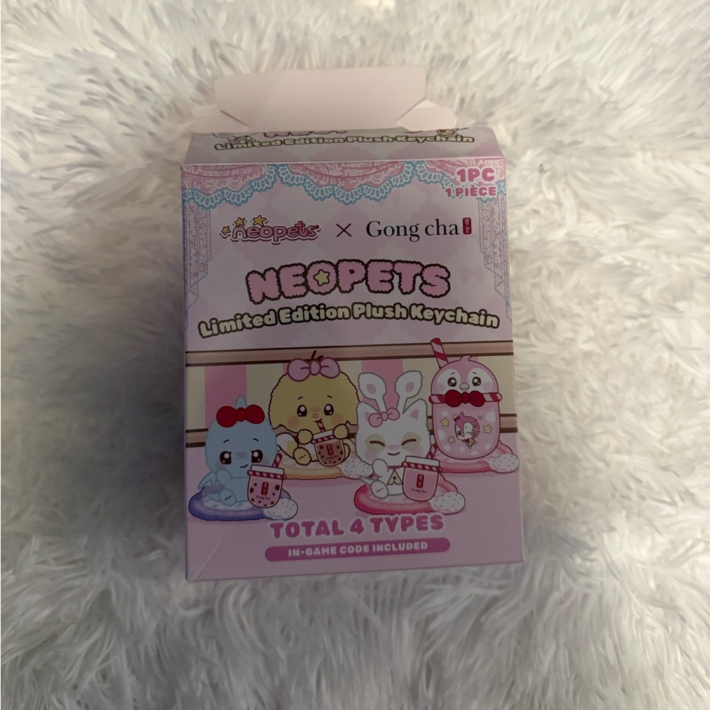 Neopets x Gong Cha Limited Edition Plush Keychain- Bruce